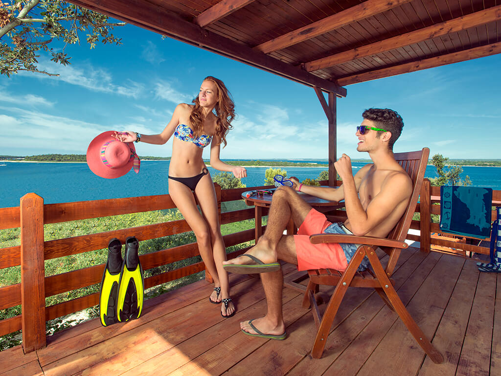 Luxuscamping: Brioni Sunny Camping - Meinmobilheim: Park Comfort auf dem Brioni Sunny Camping