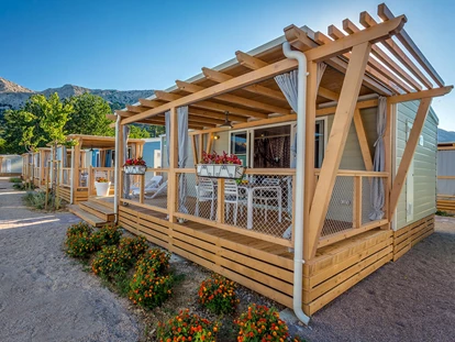 Luxuscamping - Kochmöglichkeit - Kroatien - Baška Beach Camping Resort - Meinmobilheim Marena Premium auf dem Baška Beach Camping Resort