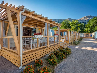 Luxuscamping - Klimaanlage - Baška Beach Camping Resort - Meinmobilheim Marena Premium auf dem Baška Beach Camping Resort