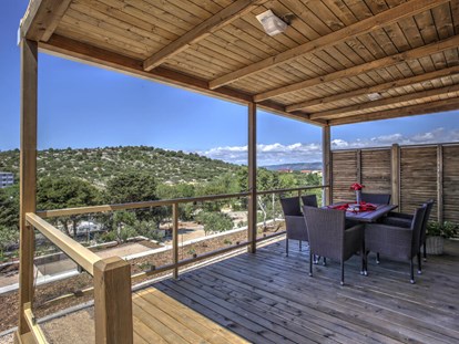 Luxury camping - Klimaanlage - Zadar - Campingplatz Rehut - Meinmobilheim Onyx auf dem Campingplatz Rehut