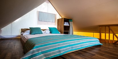 Luxuscamping - Istrien - Arena One 99 Glamping - Meinmobilheim Premium two bedroom safari loft tent auf dem Arena One 99 Glamping