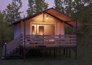 Luxury camping - Safari-Zelte auf Mille Etoiles