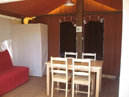 Luxury camping - getrennte Schlafbereiche - France - Mille Etoiles Safari-Zelte auf Mille Etoiles