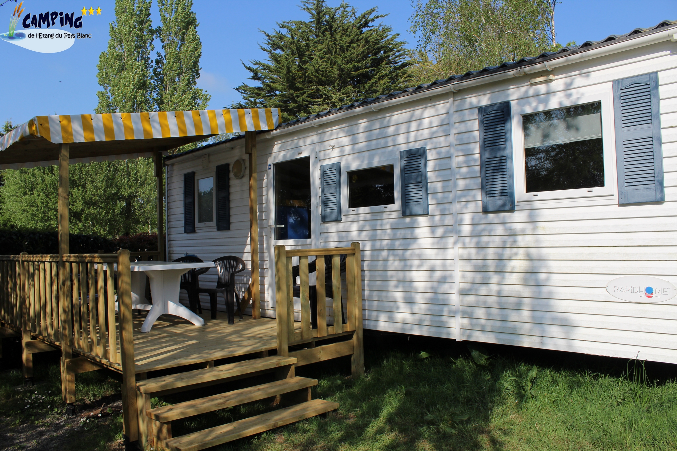 Sistemazione glamping - Mobilheime 6-8 Personen auf Camping de l’Etang