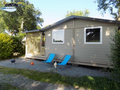 Luxury camping - getrennte Schlafbereiche - France - Camping de l’Etang Chalets 6-8 Personen auf Camping de l’Etang