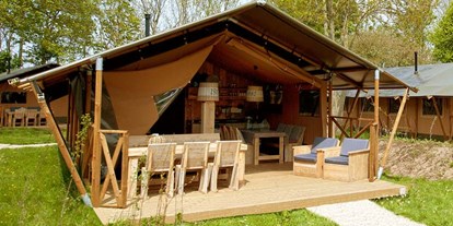 Luxuscamping - Charente-Maritime - Safari Camp 6 - Séquoia Parc - Séquoia Parc Safari Camp 6 (Zelte) auf Séquoia Parc
