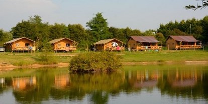 Luxuscamping - Vendée - Camping Village de La Guyonniere Woody Lodge auf Camping Village de La Guyonniere