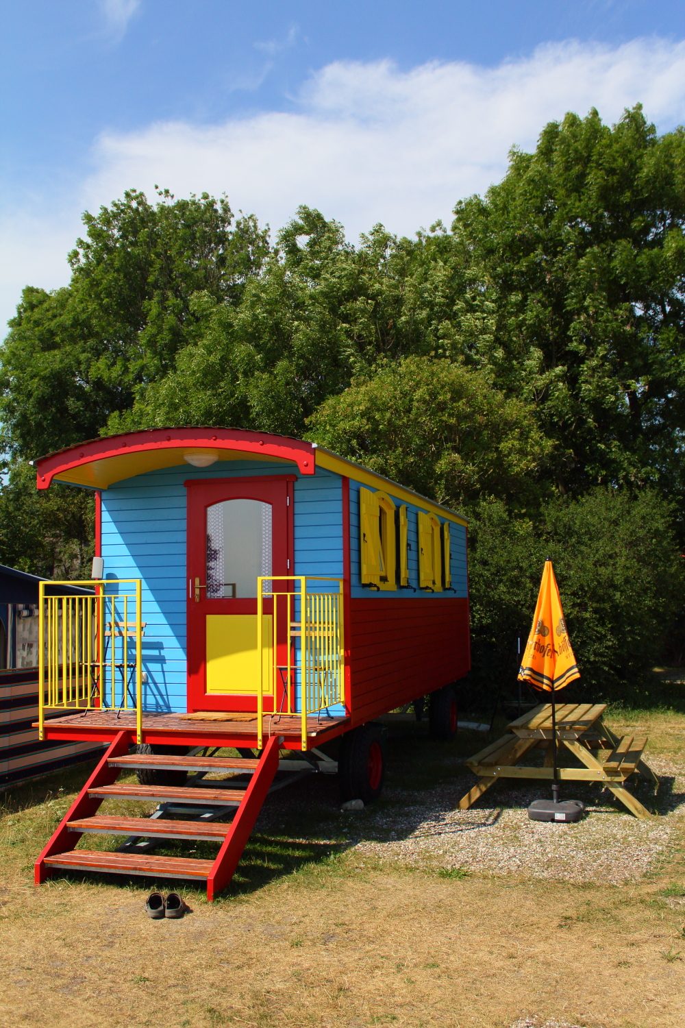 Luxe kamperen - Zirkuswagen auf Camp Langholz