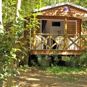 Luxuscamping: Camping Les Cascades: Mobilheim Texas auf Camping Les Cascades