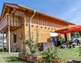 Glampingunterkunft: Schäfer's Landhaus mit Terrasse und Balkon - Schäfer's Landhaus auf Camping- und Ferienpark Orsingen