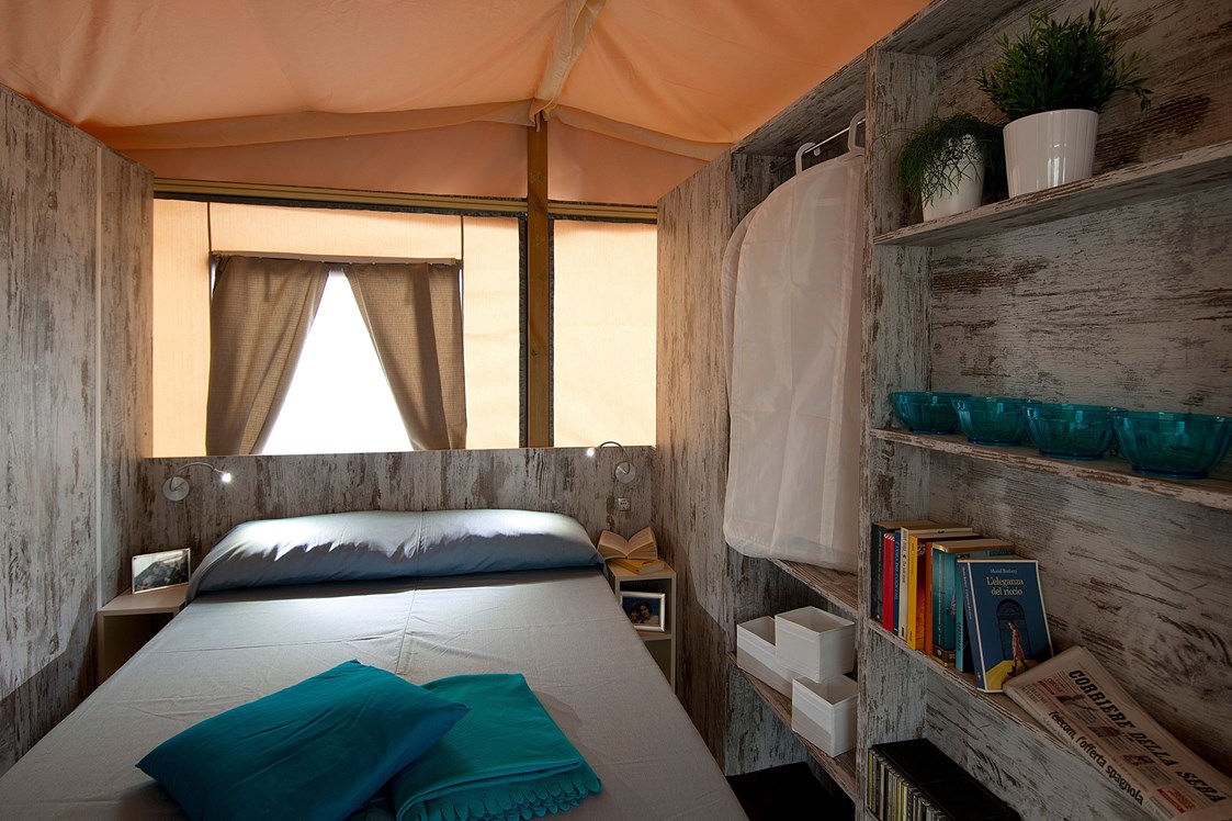 Glampingunterkunft: Safari Lodge auf Camping Village Conca d'Oro