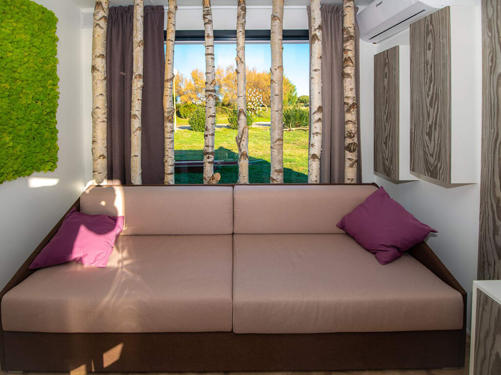 Luksuzno kampiranje - Medulin - Campingplatz Arena Kažela - Meinmobilheim Camping Home Green auf dem Campingplatz Arena Kažela