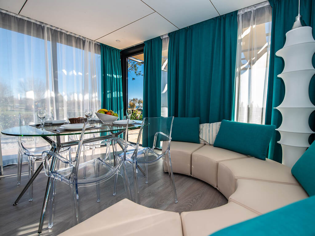 Luksuzno kampiranje - Medulin - Campingplatz Arena Kažela - Meinmobilheim Camping Villa auf dem Campingplatz Arena Kažela