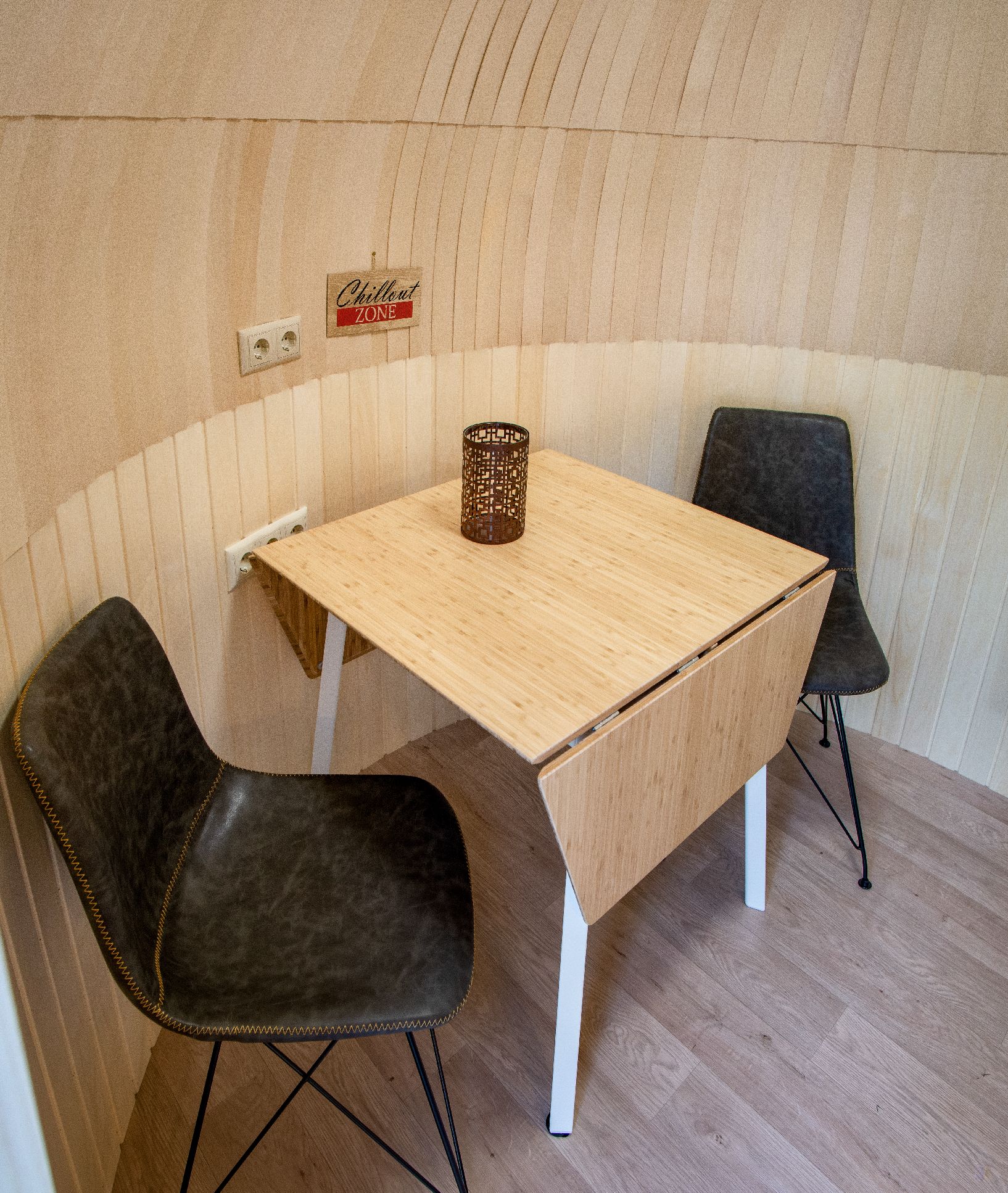 Glampingunterkunft: Sitzecke - Urlaubsnester