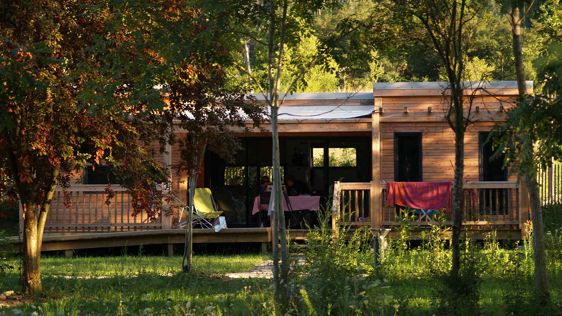 Luxury camping - Chamalières-sur-Loire - CosyCamp Cottages auf CosyCamp