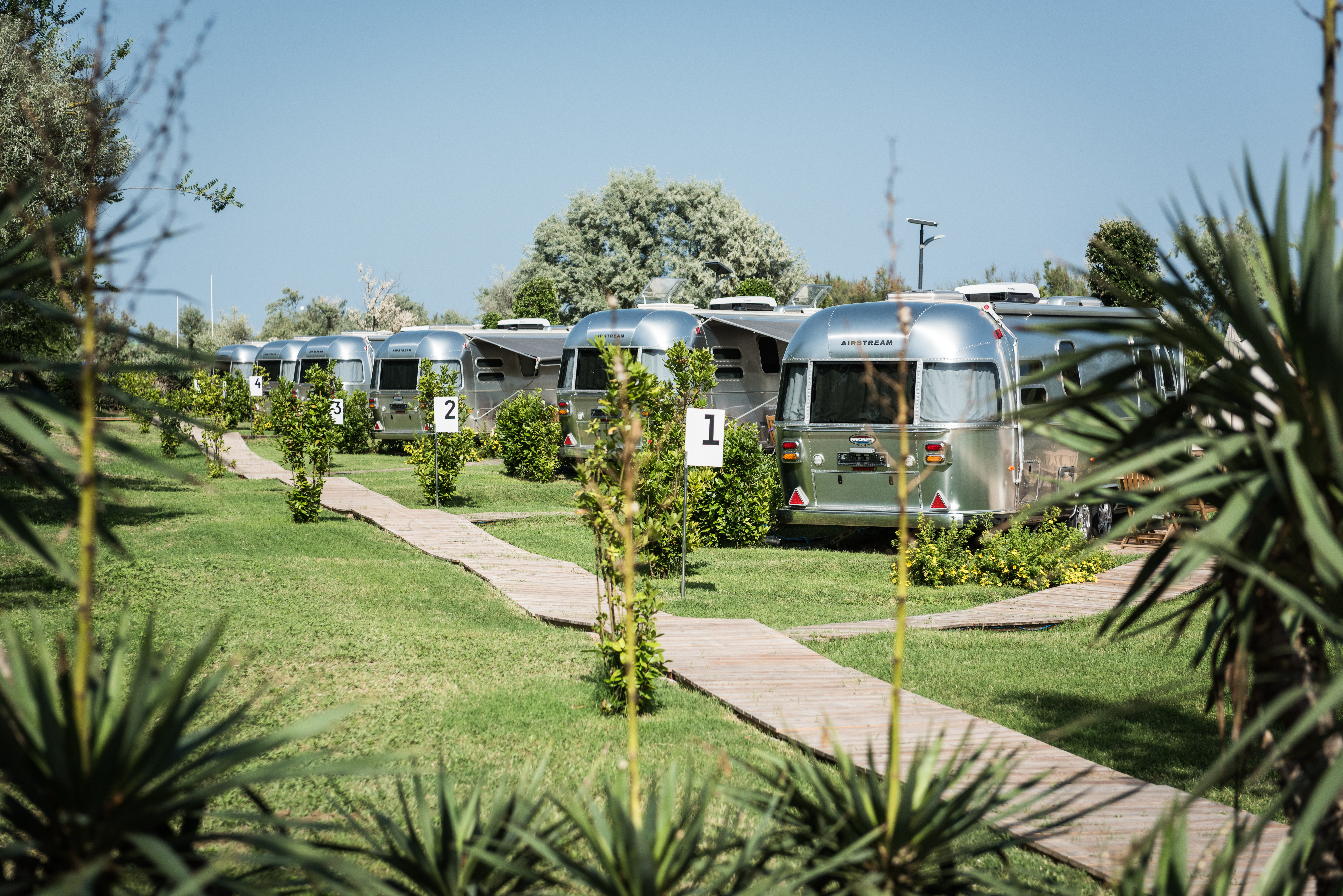 Luxuscamping - Venedig - Camping Ca' Savio Airstreams auf Camping Ca' Savio