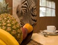 Glampingunterkunft: Innenansicht Safarizelt "Zebra". - Safarizelte Camping Park Gohren