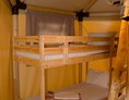 Glampingunterkunft: Glamping-Zelte: Schlafzimmer mit Etagenbett - Glampingzelte auf Camping Rialto