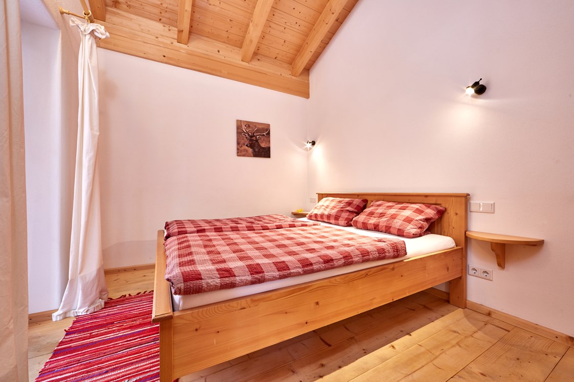 Glampingunterkunft: Schlafzimmer - Berghütten Premium im Camping Resort Zugspitze