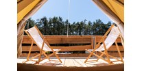 Luxuscamping - Tirol - Blick aus dem Glampingzelt - Camping Gerhardhof Sonnenplateau Camping Gerhardhof