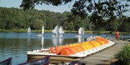 Luxuscamping - Münsterland - Pröbstingsee - Tendi safarizelt mit Badezimmer auf Camping Borken am See