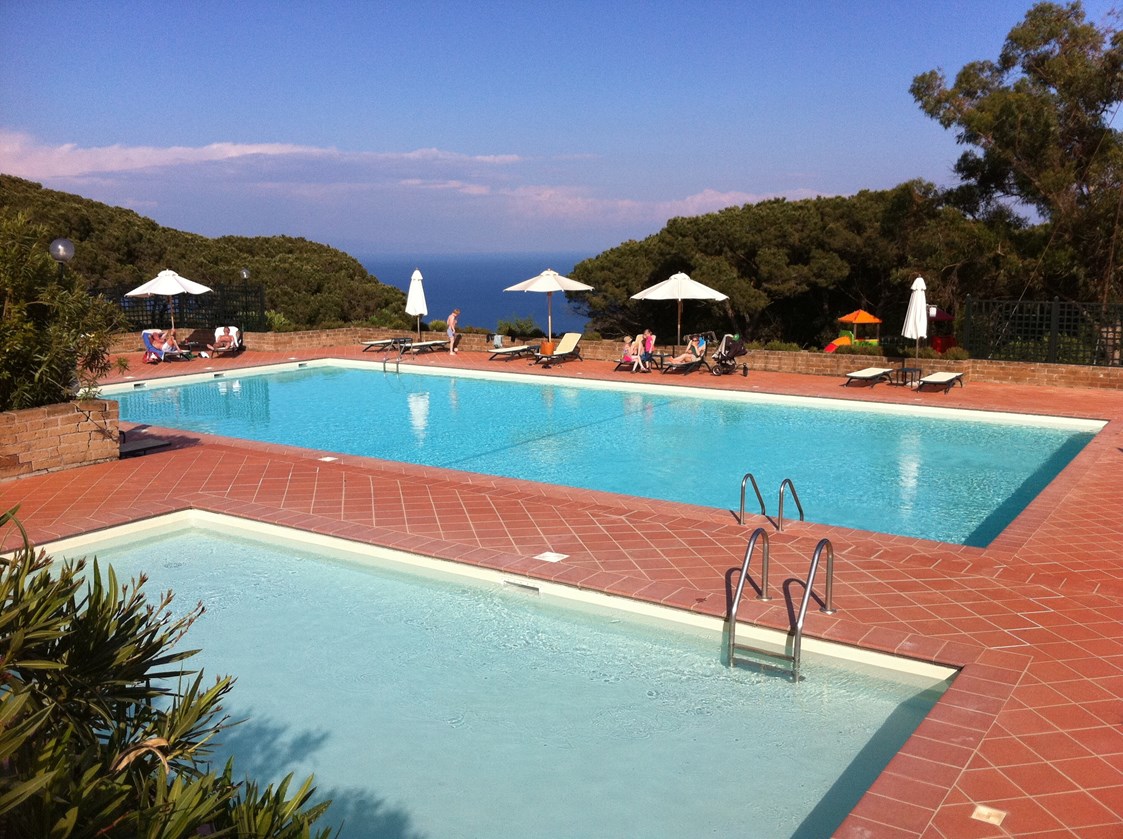 Glampingunterkunft: Schwimmbad mit kinderbad auf Ripalte - Tendi safarizelt mit Badezimmer auf Tenuta delle Ripalte