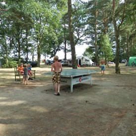 Glampingunterkunft: Tischtennis auf Camping am Blanksee - Tendi safarizelt auf Camping am Blanksee