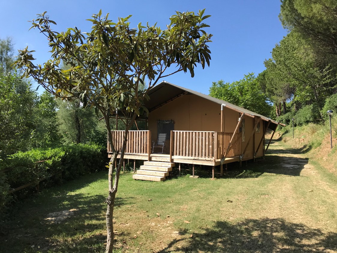 Glampingunterkunft: Tendi safaritzelt mit Badezimmer - Tendi safarizelt mit Badezimmer auf Camping Paradiso
