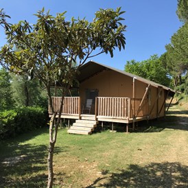 Glampingunterkunft: Tendi safaritzelt mit Badezimmer - Tendi safarizelt mit Badezimmer auf Camping Paradiso