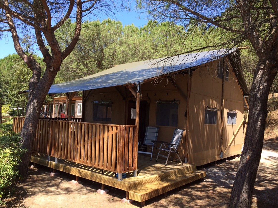 Glampingunterkunft: Tendi lodgezelt mit Badezimmer - Tendi safarizelt mit Badezimmer auf Camping Paradiso