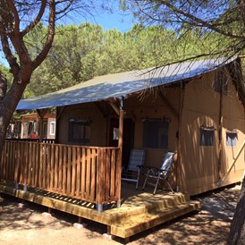 Glampingunterkunft: Tendi lodgezelt mit Badezimmer - Tendi safarizelt mit Badezimmer auf Camping Paradiso