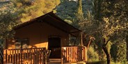 Luxuscamping - Maremma - Grosseto - Tendi safarizelt mit Badezimmer auf Camping Vallicella