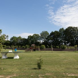 Glampingunterkunft: Spielplatz mit Tischtennis - Tendi Safarizelt auf O2 Camping