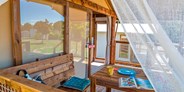 Luxuscamping - Aude - Ecoluxe Zelt 4/5 Personen 2 Zimmer von Vacanceselect auf Camping Falaise Narbonne-Plage