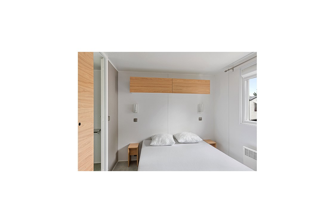 Glampingunterkunft: Mobilheim Moda 6 Personen 3 Zimmer 2 Badezimmer von Vacanceselect auf Camping Falaise Narbonne-Plage