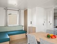 Glampingunterkunft: Mobilheim Premium 6 Personen 3 Zimmer von Vacanceselect auf Camping Falaise Narbonne-Plage