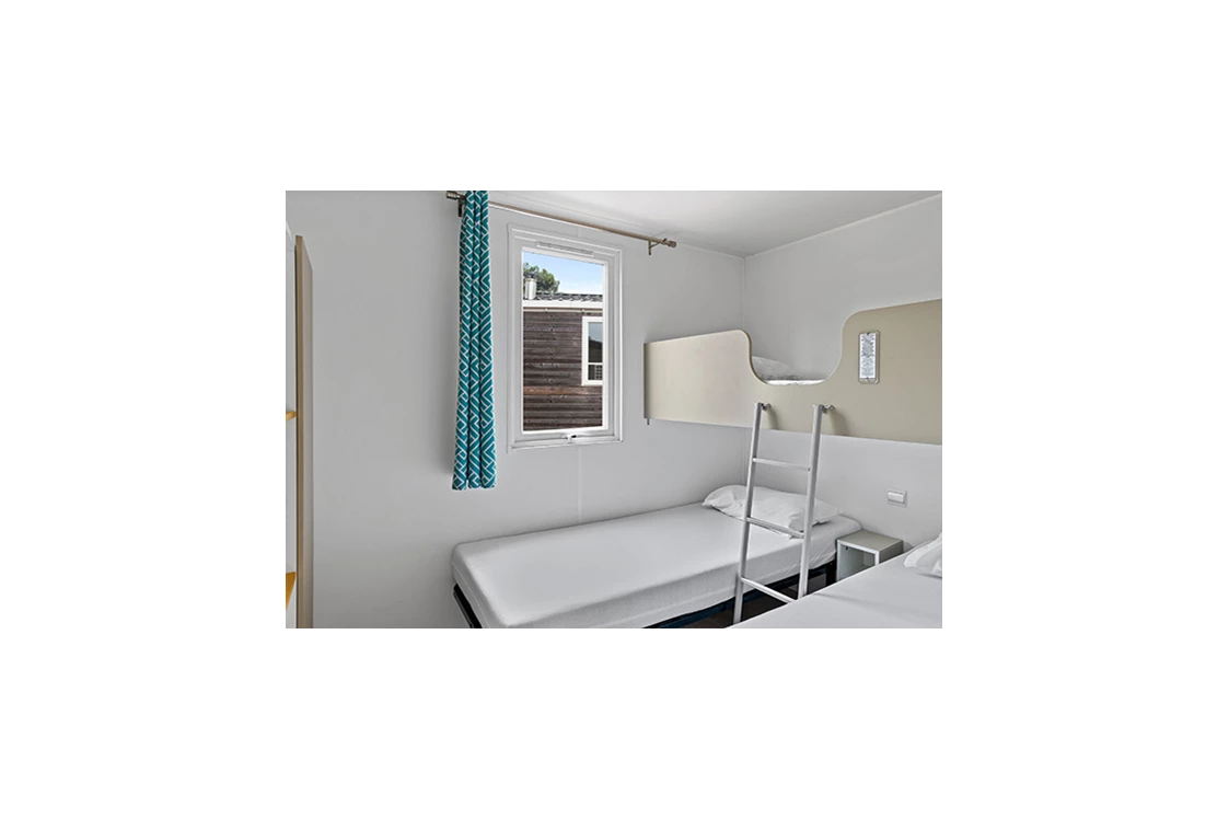 Glampingunterkunft: Mobilheim Premium 4/5 Personen 2 Zimmer von Vacanceselect auf Camping Les Vignes