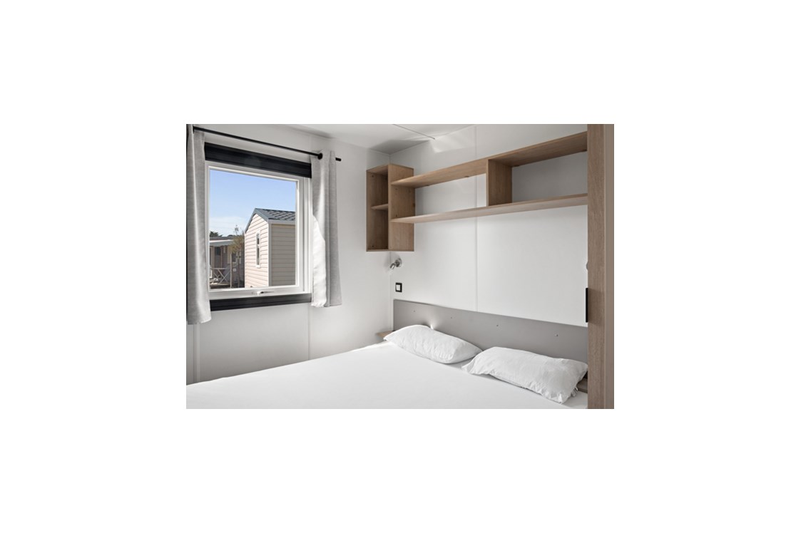 Glampingunterkunft: Mobilheim Premium 6 Personen 3 Zimmer von Vacanceselect auf Camping Domaine d'Eurolac