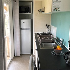 Glampingunterkunft: Mobilheim Premium 6 Personen 3 Zimmer von Vacanceselect auf Camping Domaine d'Anghione