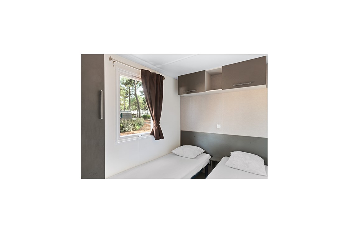 Glampingunterkunft: Mobilheim Moda 6 Personen 3 Zimmer 2 Badezimmer von Vacanceselect auf Camping La Dune Blanche