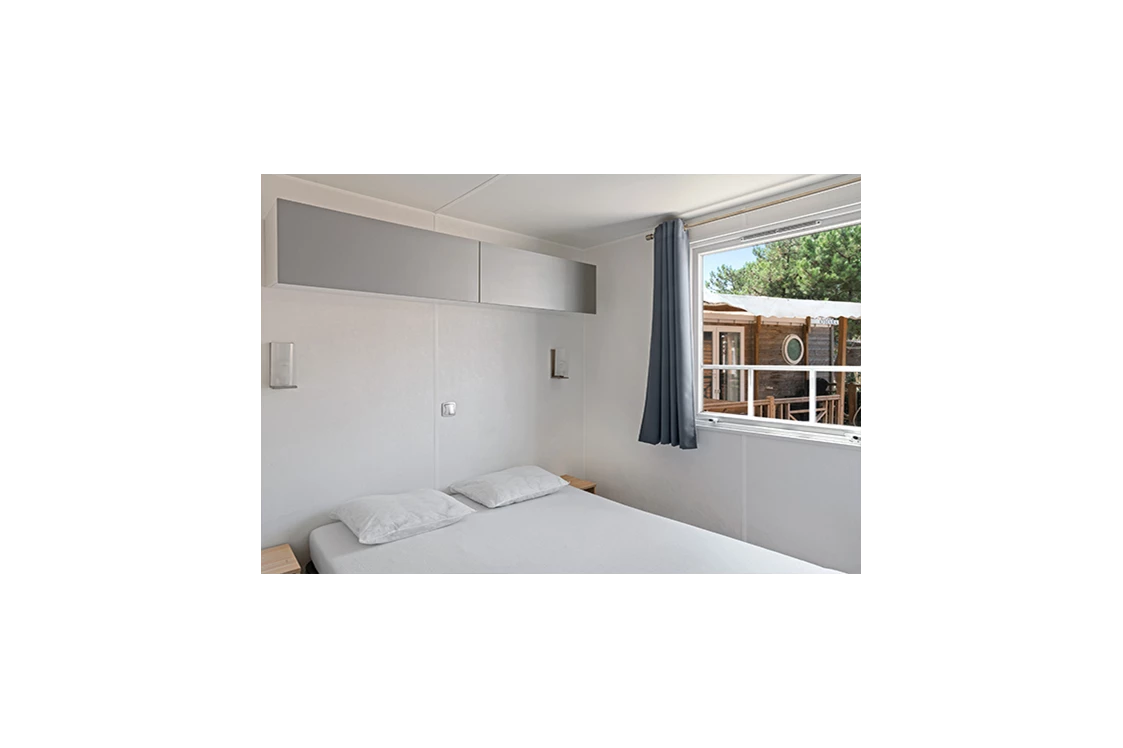 Glampingunterkunft: Mobilheim Premium 5/6 Personen 2 Zimmer von Vacanceselect auf Camping Atlantic Club Montalivet