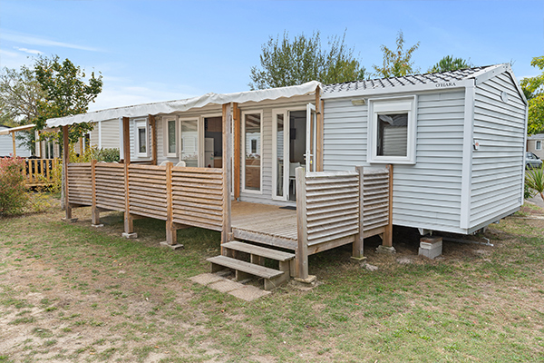 Camping de lujo - Médoc - Camping Atlantic Club Montalivet - Vacanceselect Mobilheim Moda 6 Personen 3 Zimmer 2 Badezimmer Klimaanlage von Vacanceselect auf Camping Atlantic Club Montalivet