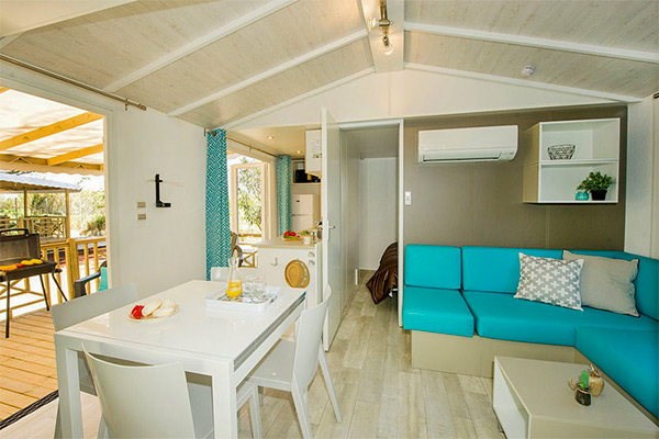 Glampingunterkunft: Mobilheim Premium 6 Personen 3 Zimmer von Vacanceselect auf Camping Le Palavas