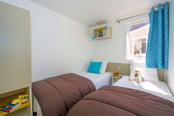 Glampingunterkunft: Mobilheim Premium 6 Personen 3 Zimmer von Vacanceselect auf Camping Le Palavas