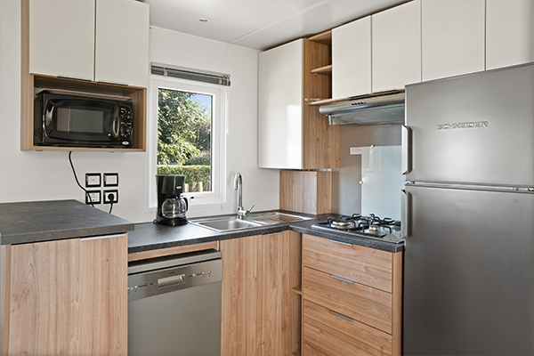 Glampingunterkunft: Mobilheim Moda 6 Personen 3 Zimmer 2 Badezimmer von Vacanceselect auf Camping La Marine