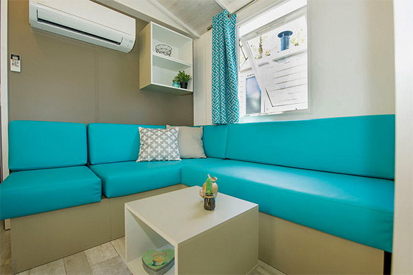 Glampingunterkunft: Mobilheim Premium 6 Personen 3 Zimmer von Vacanceselect auf Camping La Marine