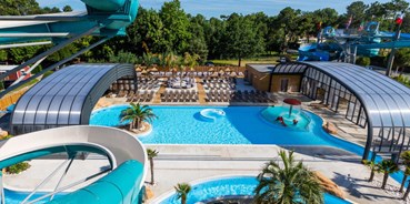 Luxuscamping - Streichelzoo - Mobilheim Privilege Club 4 Pers 2 Zimmer Tropische Dusche von Vacanceselect auf Camping La Pinède