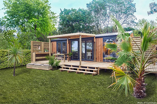 Campeggio di lusso - Charente-Maritime - Camping La Pinède - Vacanceselect Mobilheim Privilege Club 4 Pers 2 Zimmer Tropische Dusche von Vacanceselect auf Camping La Pinède