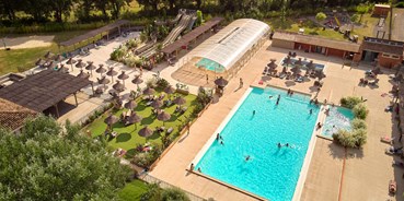 Luxuscamping - Alpes de Haute Provence - Mobilheim Privilege 4 Personen 2 Zimmer von Vacanceselect auf Camping Verdon Parc