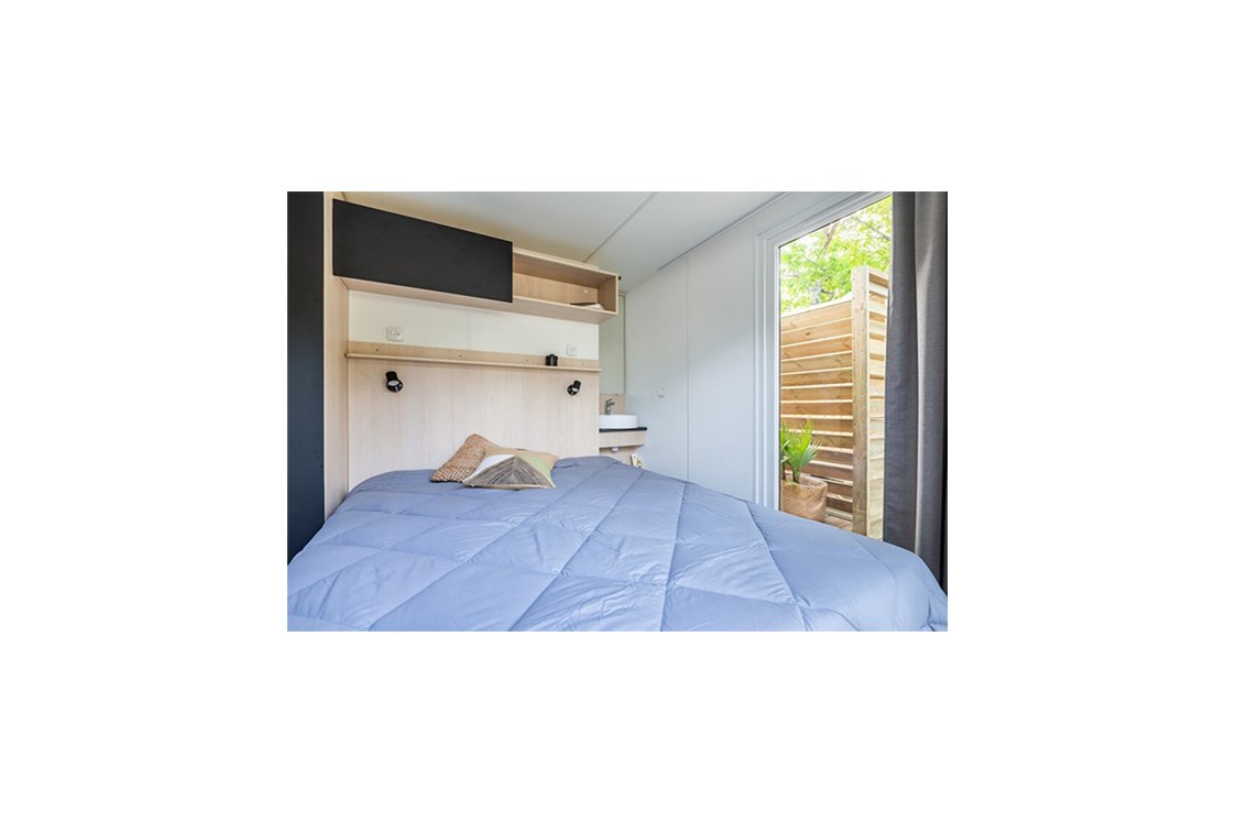 Glampingunterkunft: Mobilheim Privilege Club 4 Pers 2 Zimmer Tropische Dusche von Vacanceselect auf Camping Verdon Parc
